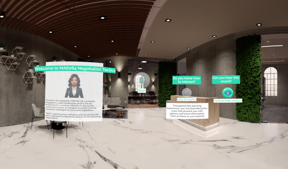 Nanyang Technological University Introduces VR-Powered Learning for Negotiation Tactics