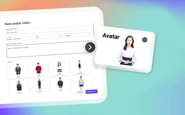 Génération d'avatars 2D (Text-to-Avatar Video)